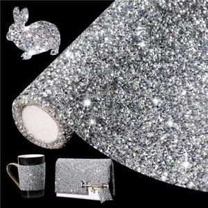 Bling Rhinestone Sticker DIY Home Decor Stickers Self-Adhesive Crystal Sheet